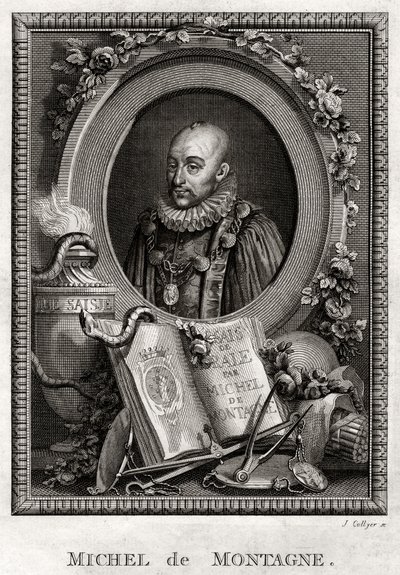 Michel de Montaigne door J. Collyer