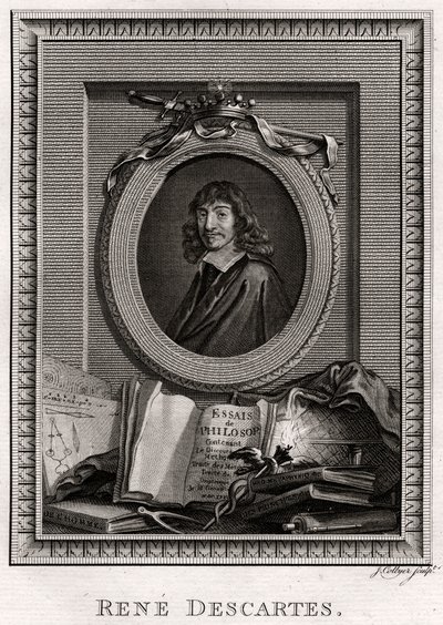 René Descartes, 1775 door J. Collyer