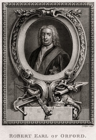 Robert Graaf van Oxford door J. Collyer
