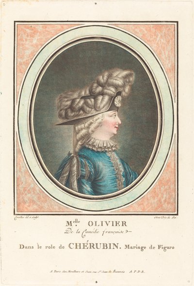 Juffrouw Olivier door J. Coutellier
