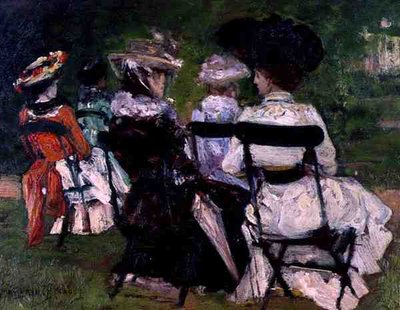In het Park, ca. 1900 door J. Edward Homerville Hague