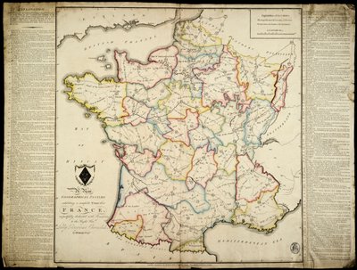 Een nieuw geografisch tijdverdrijf dat een complete rondreis door Frankrijk tentoonstelt, respectvol opgedragen met toestemming aan de Eerwaarde Lady Georgiana Cavendish door J. Enouy