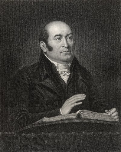 Robert Hall, gegraveerd door Samuel Freeman (1773-1857) uit 