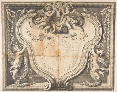 Het Copernicaanse systeem, ca. 1639 door J Girardin