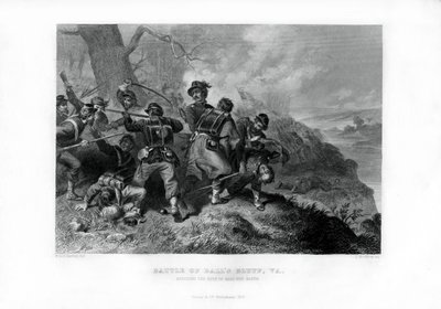 Redding van het lichaam van kolonel Edward Baker, Slag bij Balls Bluff, Virginia, 1862-1867 door J. Godfrey