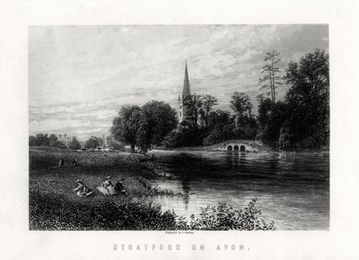 Stratford on Avon, Engeland, 1883 door J. Godfrey