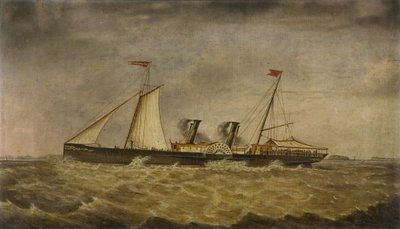 Oude Bristol Paddle Pleasure Steamer 