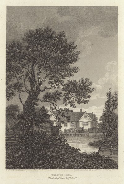 Robert Bloomfield, dichter: Troston Hall, de zetel van Capel Lofft Esquire door J. Greig