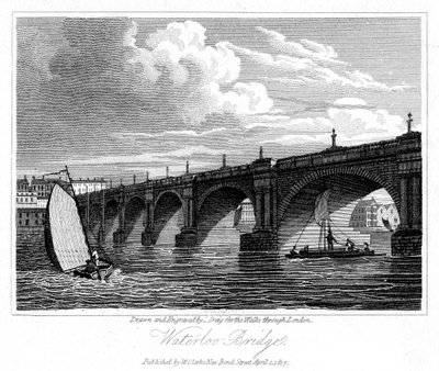 Waterloo Brug, Londen door J. Greig