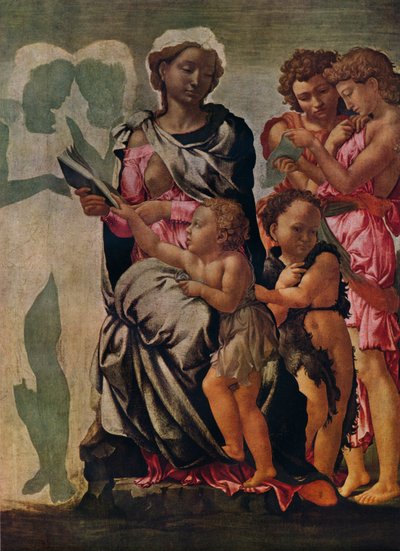 De Madonna en Kind met St. Jan en Engelen, ca. 1497 door J Greig Pirie