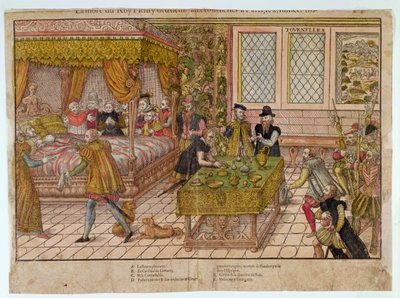 De Dood van Henri II (1519-59) 10 juli 1559 door J. J. and Tortorel, J. Perrissin
