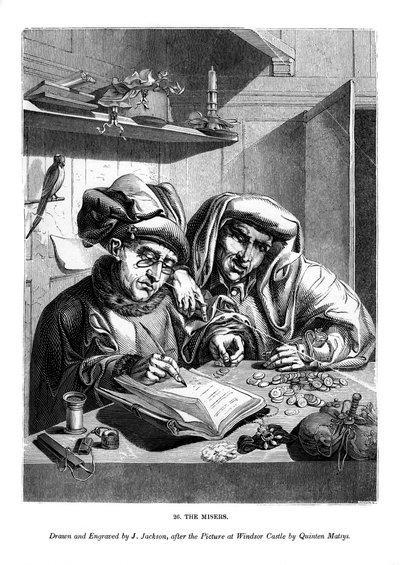 De Vrekken, ca. 1480-1530 door J. Jackson