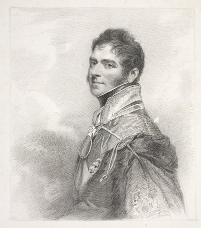 De Hoogedele Henry William Paget, Markies van Anglesey van een origineel schilderij door Sir William Beechey, gegraveerd door H. Meyer, uitgegeven door T Cadell, 1817 door J. Jackson