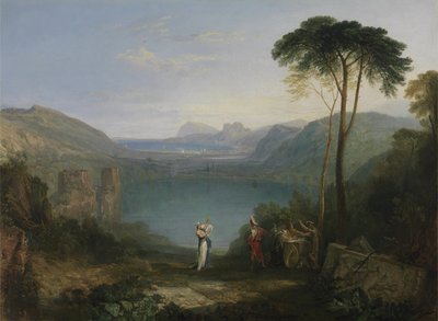 Meer van Avernus: Aeneas en de Cumaeense Sibylle door Joseph Mallord William Turner