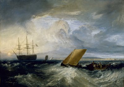 Sheerness gezien vanaf de Nore door Joseph Mallord William Turner
