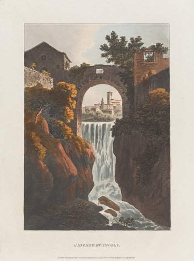 Waterval van Tivoli door J. Merigot