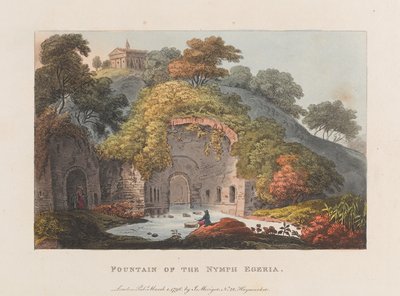 Fontein van de nimf Egeria door J. Merigot