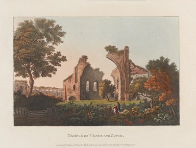 Tempel van Venus en Cupido door J. Merigot
