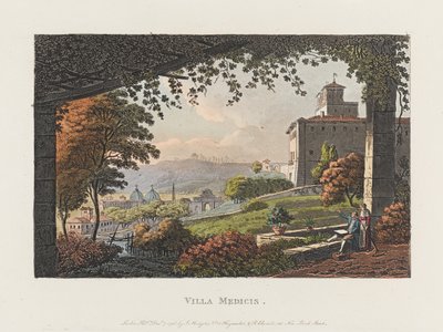 Villa Medicis door J. Merigot