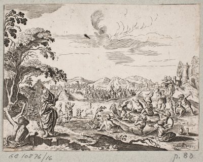 Illustratie voor Adam Olearius, “Persianischer Rosenthal von einem Sinnreichen Poeten Schich Saadi [...]”, Schleswig 1660 door J. Muller