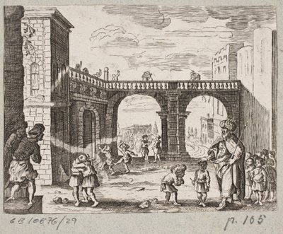 Illustratie bij Adam Olearius, “Persianischer Rosenthal von einem Sinnreichen Poeten Schich Saadi […]”, Schleswig 1660 door J. Muller