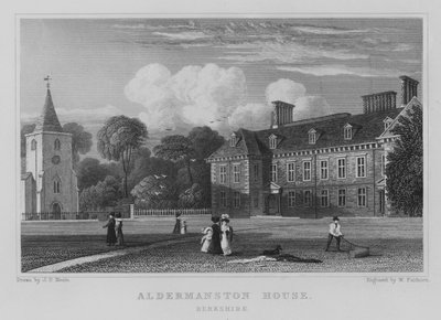 Aldermanston House, Berkshire door John Preston Neale