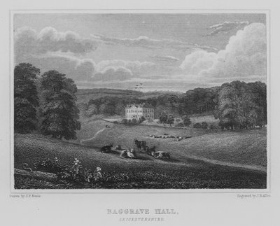 Baggrave Hall, Leicestershire door John Preston Neale