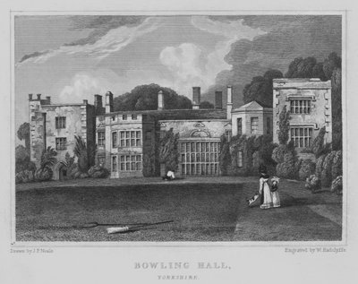 Bowling Hall, Yorkshire door John Preston Neale