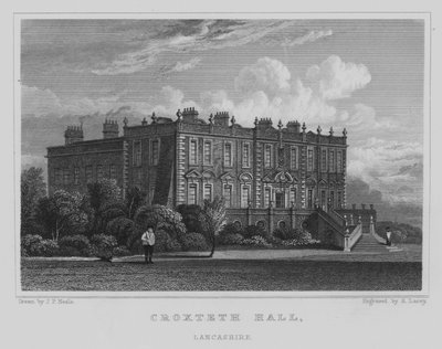 Croxteth Hall, Lancashire (gravure) door John Preston Neale