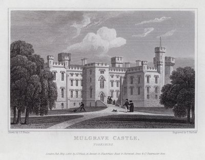 Mulgrave Castle, Yorkshire door John Preston Neale