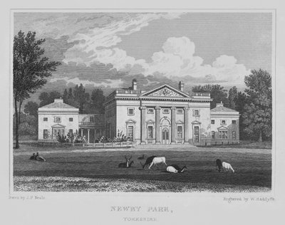 Newby Park, Yorkshire door John Preston Neale