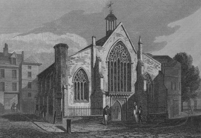 De Nederlandse Kerk, Austin Friars, Londen door John Preston Neale