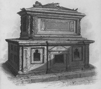 Het graf van Hendrik de Derde, Westminster Abbey door John Preston Neale