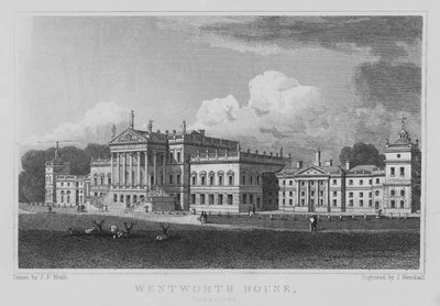 Wentworth House, Yorkshire door John Preston Neale