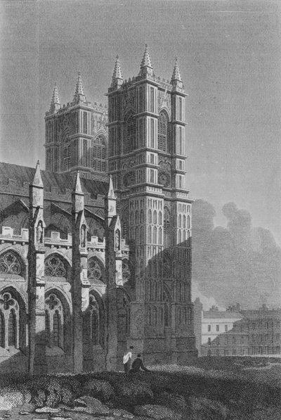 Westminster Abbey, Westelijke Toren door John Preston Neale