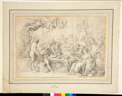 Allegorische compositie door J. Piciari