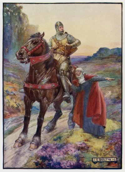 William Wallace ontvangt het nieuws dat de Engelsen zijn mannen hebben opgehangen door J. R. Skelton