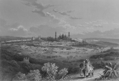 Delhi, India (gravure) door J Ramage