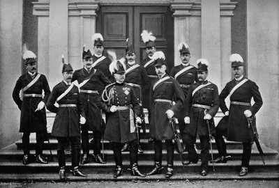 Lord Wolseley en de hoofdkwartierstaf in Ierland, 1896 door J. Robinson and Son