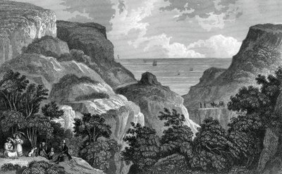Danes Dyke, 19e eeuw door J. Rogers