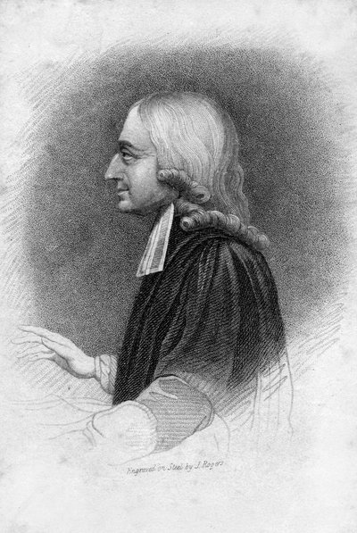 John Wesley, Methodistenleider, 19e eeuw door J. Rogers
