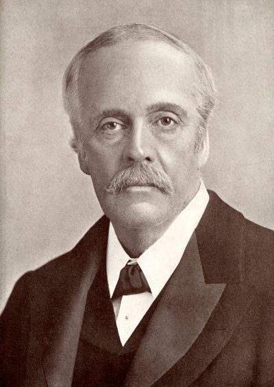 Arthur James Balfour, 1e Graaf van Balfour, Britse staatsman en premier, 1912 door J Russell and Sons