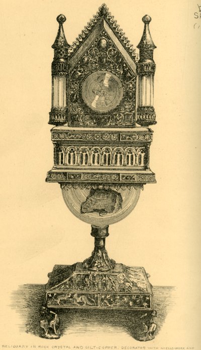 Reliekschrijn, begin 13e eeuw, 1881 door J. S. Goepel