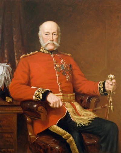Generaal Joseph Edwin Thackwell CB (1813-1900) 1894 door J. Sydney Willis Hodges