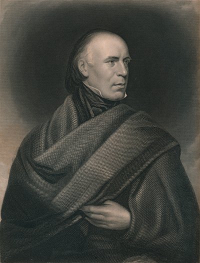 Allan Cunningham 1784-1842, Schotse dichter en auteur, 1840 door J. Thomson