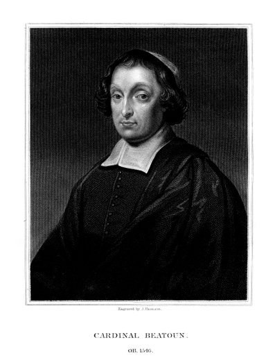 Kardinaal David Beaton, Aartsbisschop van St Andrews, 1825 door J. Thomson