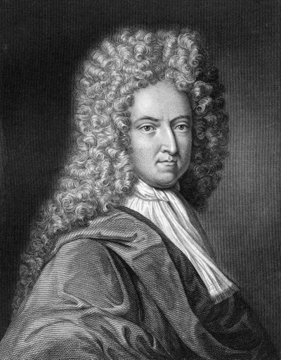 Daniel Defoe, Engelse schrijver en journalist, 1836 door J. Thomson