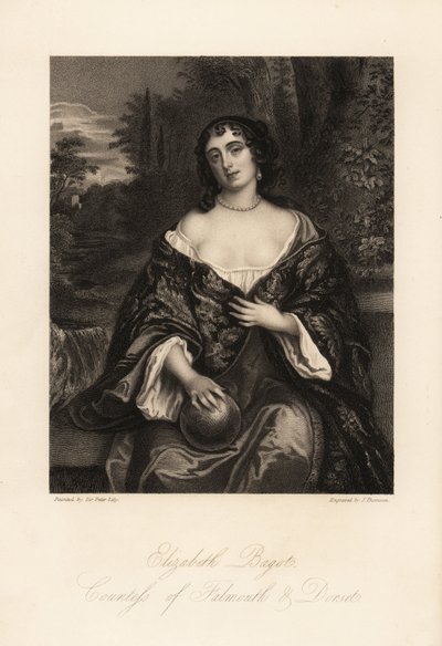 Elizabeth Bagot, of Mary, Gravin van Falmouth en Dorset, vrouw van Charles Berkeley door J. Thomson