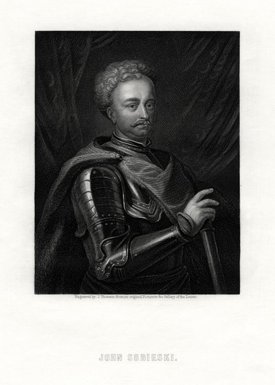 Jan III Sobieski, monarch van het Pools-Litouwse Gemenebest, 19e eeuw door J. Thomson