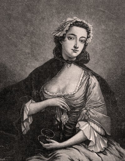 Portret van Flora Macdonald (1722-90) door J after Markluin